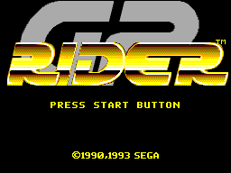GP Rider (Europe) Title Screen